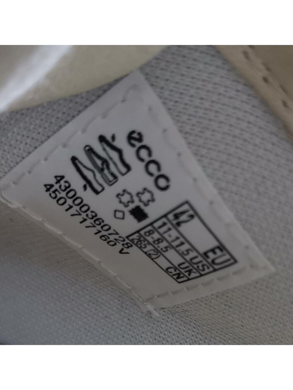ECCO SOFT WOMEN'S GREY NUBUCK LACE UP SNEAKER SIZE 11 - Picture 9 of 9